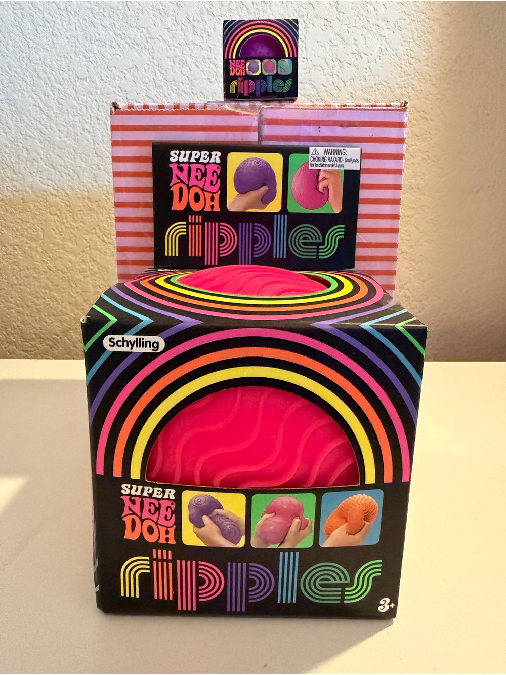 🩷💓🩷SUPER NEEDOH RIPPLES Squeeze - Pink & Purple Teeny RIPPLES Ball!!🩷💓🩷•••BUNDLE